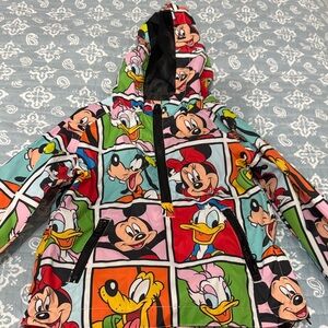 Disney Multicolor Cartoon Print Jacket